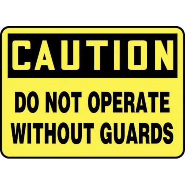 Accuform OSHA CAUTION SAFETY SIGN DO NOT MEQM713VA MEQM713VA - main